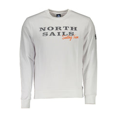 North Sails Weißes Baumwoll-Sweatshirt für Herren