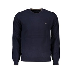 Harmont & Blaine Herrenstrickpullover aus blauer Viskose