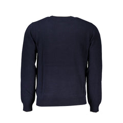 Harmont & Blaine Herrenstrickpullover aus blauer Viskose