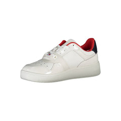 Tommy Hilfiger Damen Sneaker aus weißem Leder