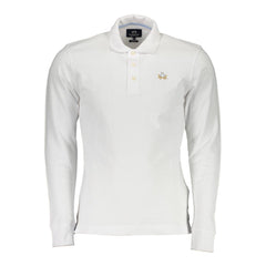La Martina Elegantes Slim Fit Polo mit Stickdetails