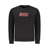 Rifle Black Cotton Men's Crewneck Sweater