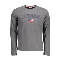 U.S. POLO ASSN. Grey Cotton Mens T-Shirt