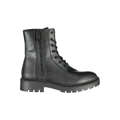 Calvin Klein Schwarze Damen-Stiefelette aus Polyurethan