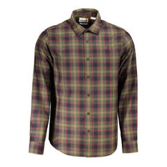 Timberland Verde Baumwolle Herrenhemd