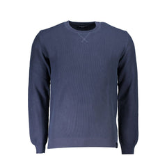 North Sails Herrenpullover aus blauer Bio-Baumwolle