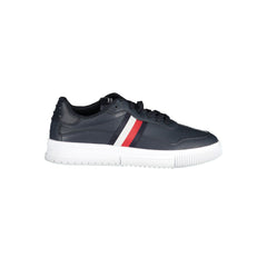 Tommy Hilfiger Blu Leder Herren Sneaker