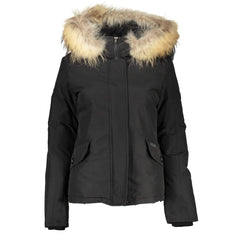Woolrich Schwarze Baumwolljacke für Damen