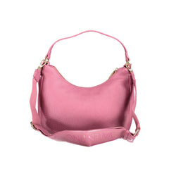 Mario Valentino Rosa Damen-Umhängetasche aus Polyurethan
