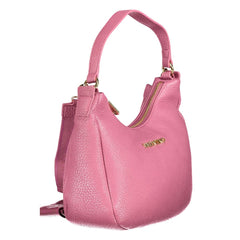 Mario Valentino Rosa Damen-Umhängetasche aus Polyurethan