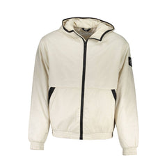 Calvin Klein Beige Herrenjacke aus recyceltem Polyester