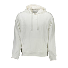 Calvin Klein Herrenpullover aus weißer Baumwolle