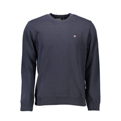 Napapijri Blaues Herren-Sweatshirt aus Baumwolle