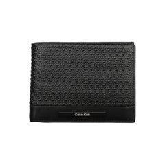 Calvin Klein Nero Leder Herren Geldbörse