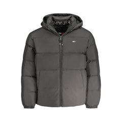 Tommy Hilfiger Black Recycled Polyester Men Jacket