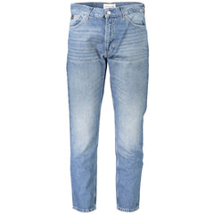 Calvin Klein Blaue Herrenjeans aus Baumwolle