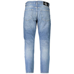 Calvin Klein Blaue Herrenjeans aus Baumwolle
