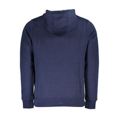 Norwegen 1963 Blaues Baumwoll-Herren-Kapuzen-Sweatshirt