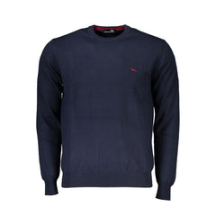 Harmont & Blaine Rundhals-Pullover in Blau mit Stickerei