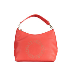 Mario Valentino Rosso Polyurethan Damen Handtasche