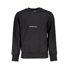 Calvin Klein Herren-Sweatshirt aus schwarzer Baumwolle