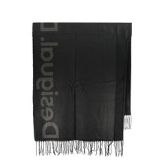 Desigual schwarzer Damen-Poncho aus Polyester
