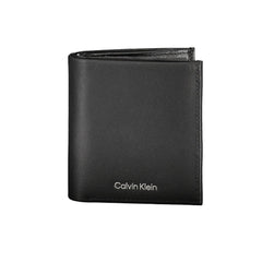 Calvin Klein Nero Leder Herren Geldbörse