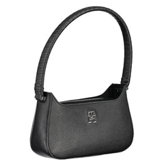 Tommy Hilfiger Schwarze Damenhandtasche aus Polyurethan