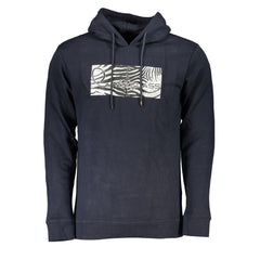 Cavalli Class Blaues Baumwoll-Sweatshirt für Herren