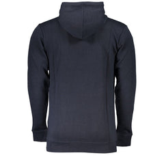 Cavalli Class Blaues Baumwoll-Sweatshirt für Herren
