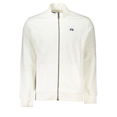 La Martina White Cotton Men Sweater