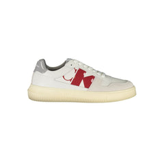 Calvin Klein Bianco Leder Herren-Sneaker