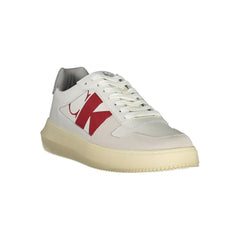 Calvin Klein Bianco Leder Herren-Sneaker