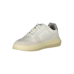 Calvin Klein Bianco Leder Herren-Sneaker
