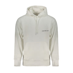 Calvin Klein White Cotton Men's Hooded Sweatshirt