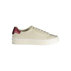 Calvin Klein Beige Leder Damen Sneaker