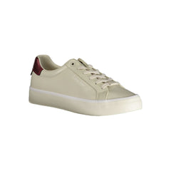 Calvin Klein Beige Leder Damen Sneaker