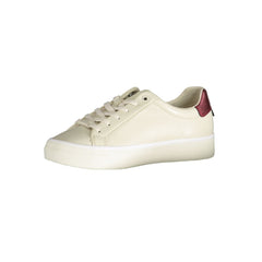 Calvin Klein Beige Leder Damen Sneaker