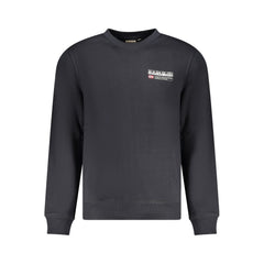 Napapijri Schwarzes Herren-Sweatshirt aus Baumwolle