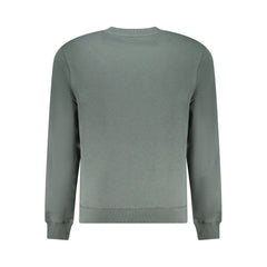 Napapijri Grünes Baumwoll-Herren-Sweatshirt