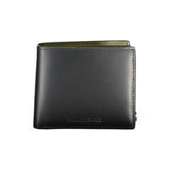 Tommy Hilfiger Black Leather Men Wallet
