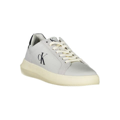 Calvin Klein White Polyurethane Men's Sneaker