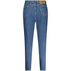 Calvin Klein Blue Cotton Women Jeans