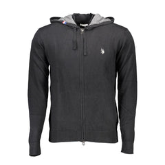 U.S. POLO ASSN. Black Cotton Men's Sweater