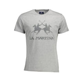 La Martina Brown Cotton Men T-Shirt