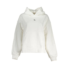 Calvin Klein Damenpullover aus weißer Baumwolle