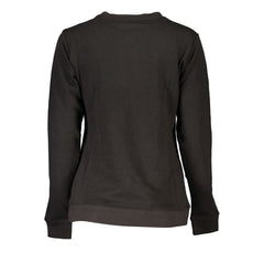 Cavalli Class Damen-Sweatshirt aus schwarzer Baumwolle