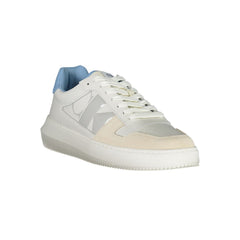 Calvin Klein Bianco Leder Herren Sneaker