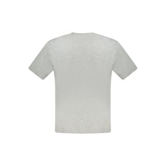 North Sails Gray Cotton Men's T-Shirt
