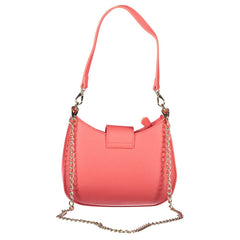 Mario Valentino Rosa Polyurethan Damenhandtasche